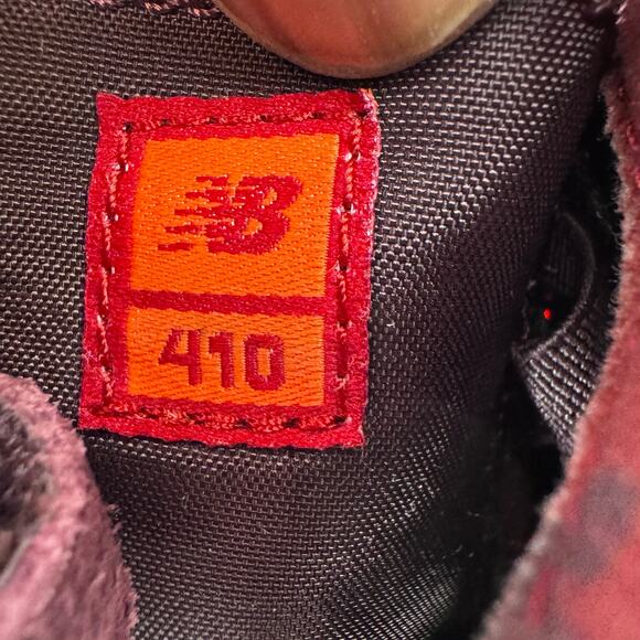 New Balance 410 Sneaker Shoes Men's US 9.5M Burgundy‎ Low Top KE410Z61 - Picture 10 of 11
